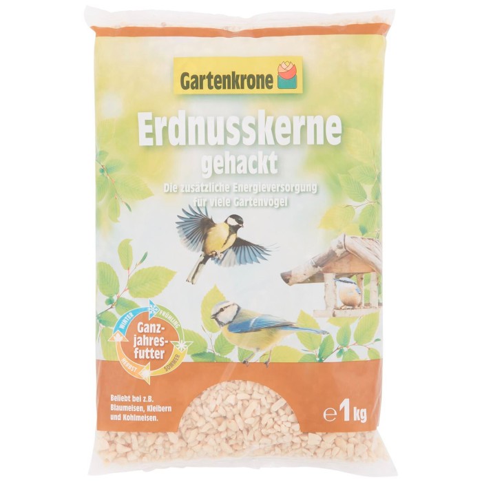 Gartenkrone Erdnusskerne gehackt, 1kg, 142150